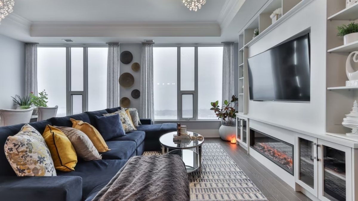 construir painel de tv simples