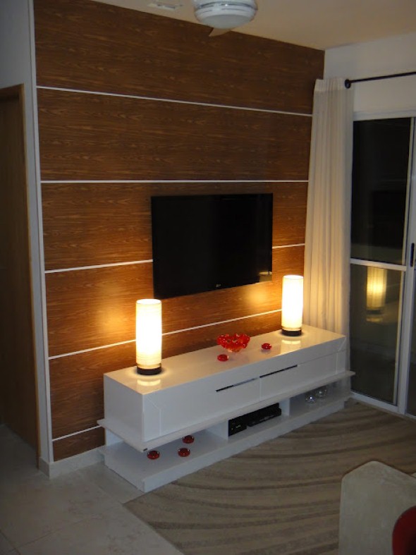 construir painel de tv simples