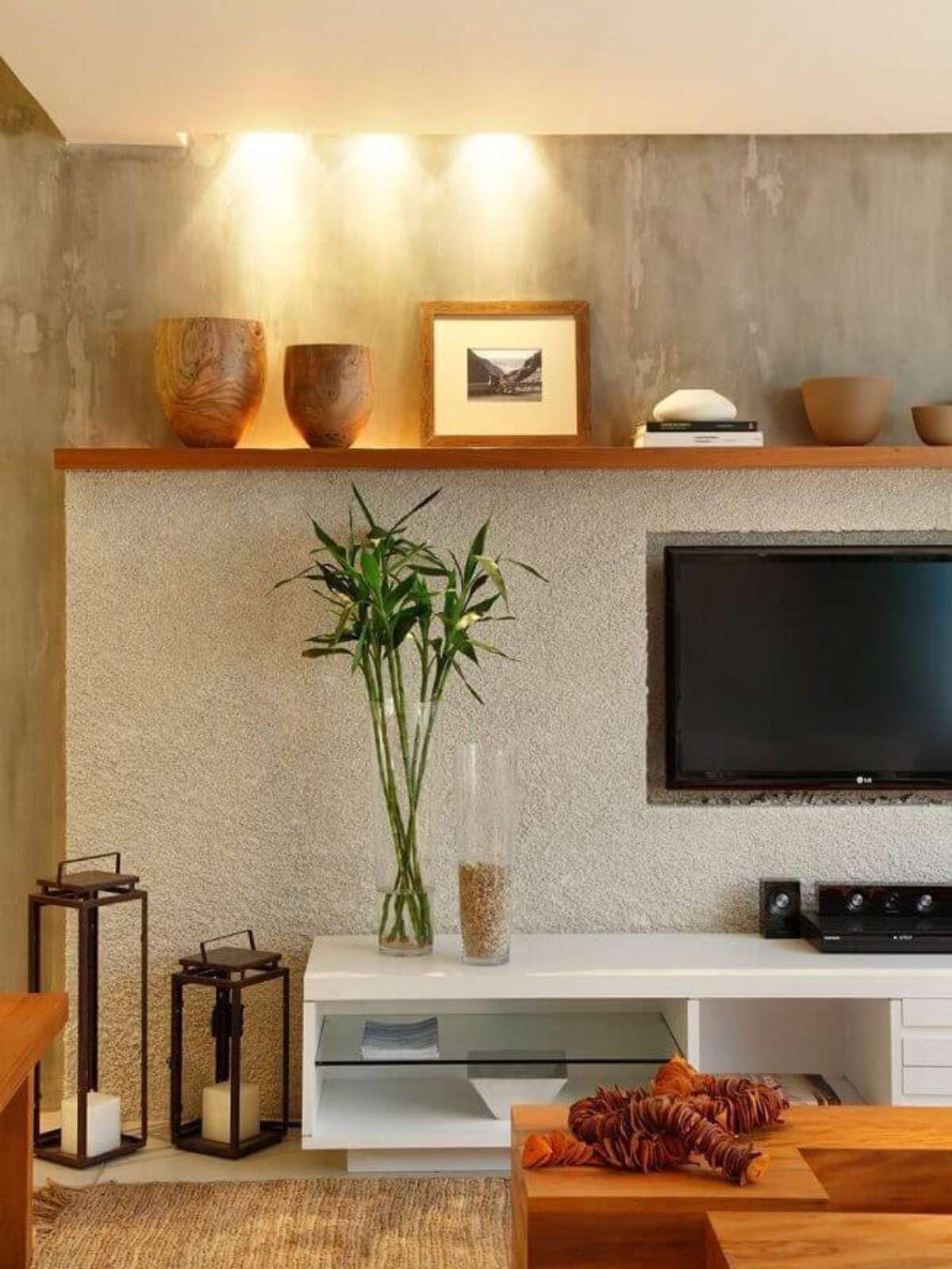 diy painel de tv simples e barato