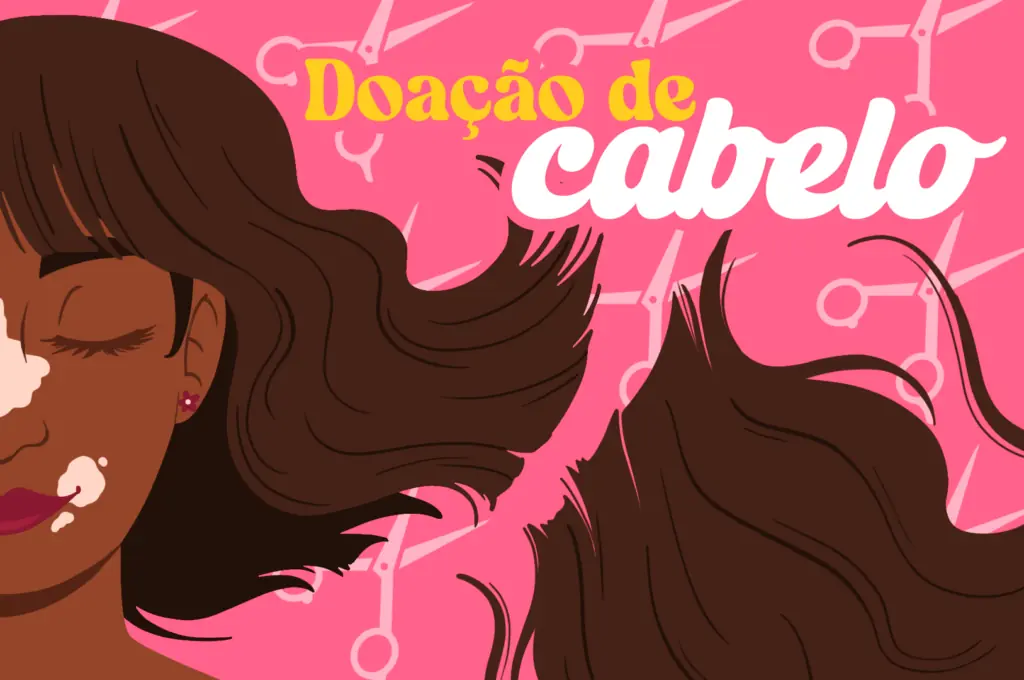 preparo do cabelo para doação