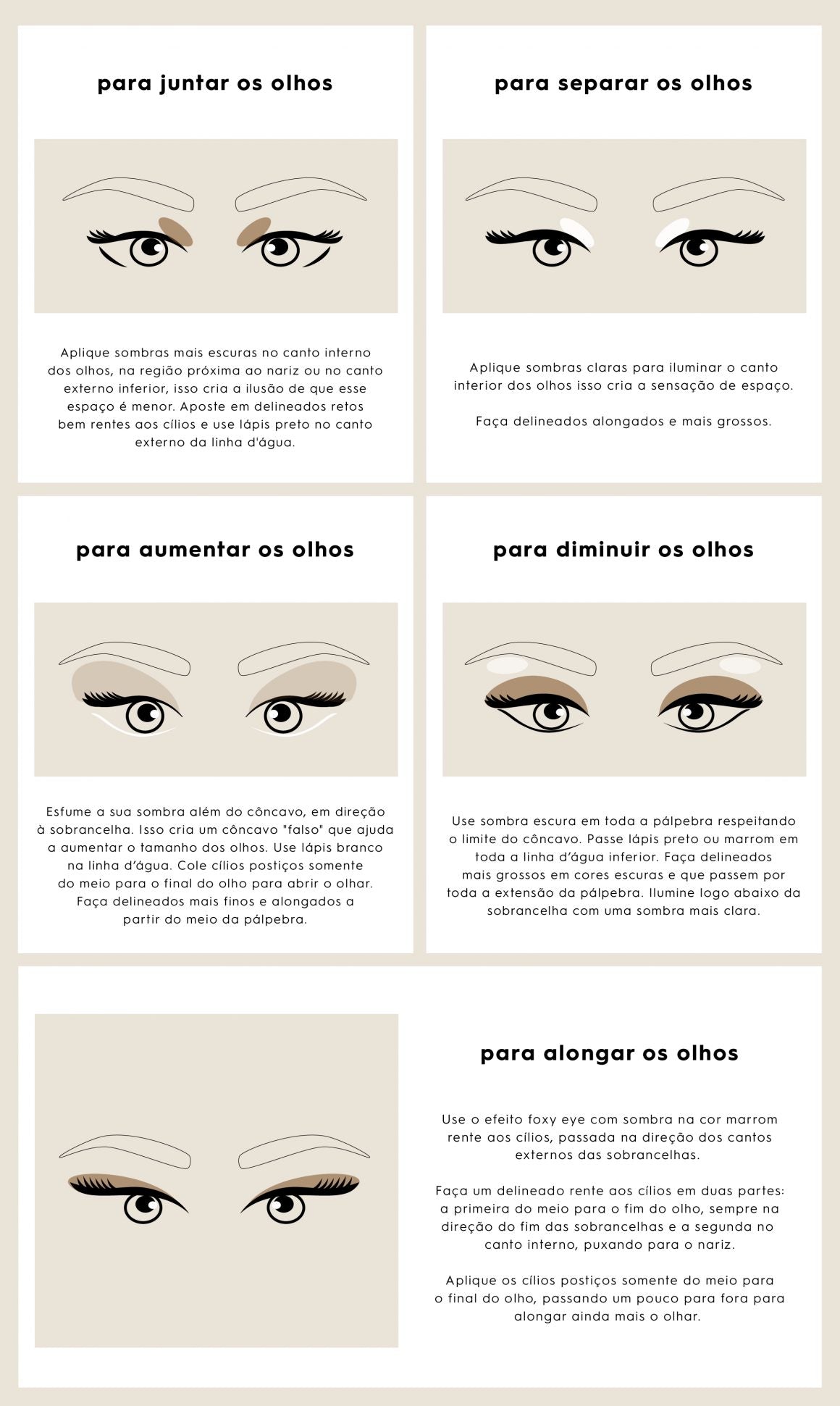 durabilidade da maquiagem dos olhos