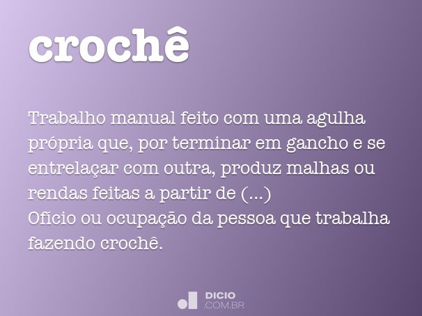 duvidas sobre croche