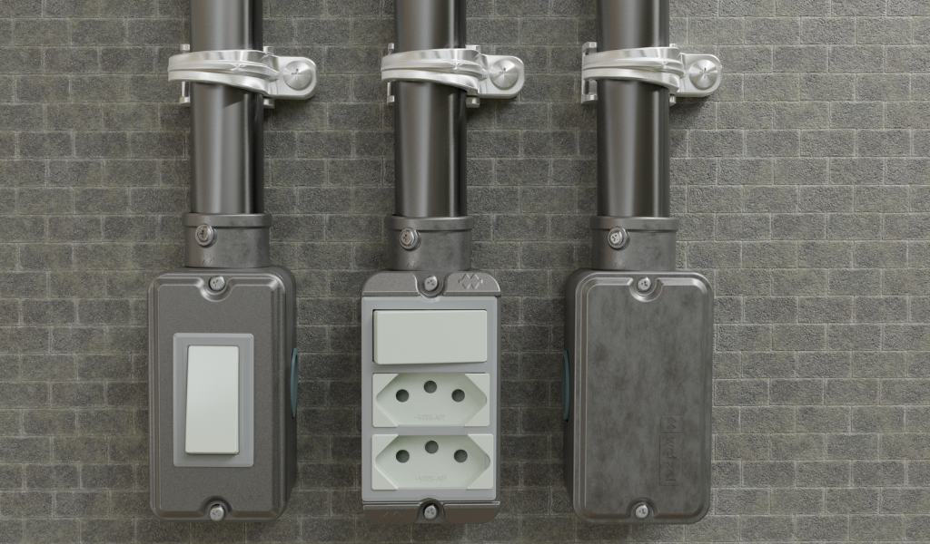 como pintar eletroduto aparente