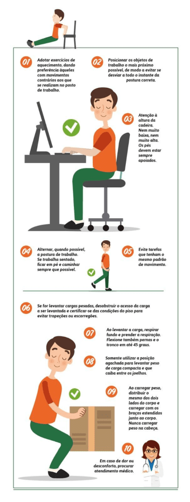 benefícios da ergonomia
