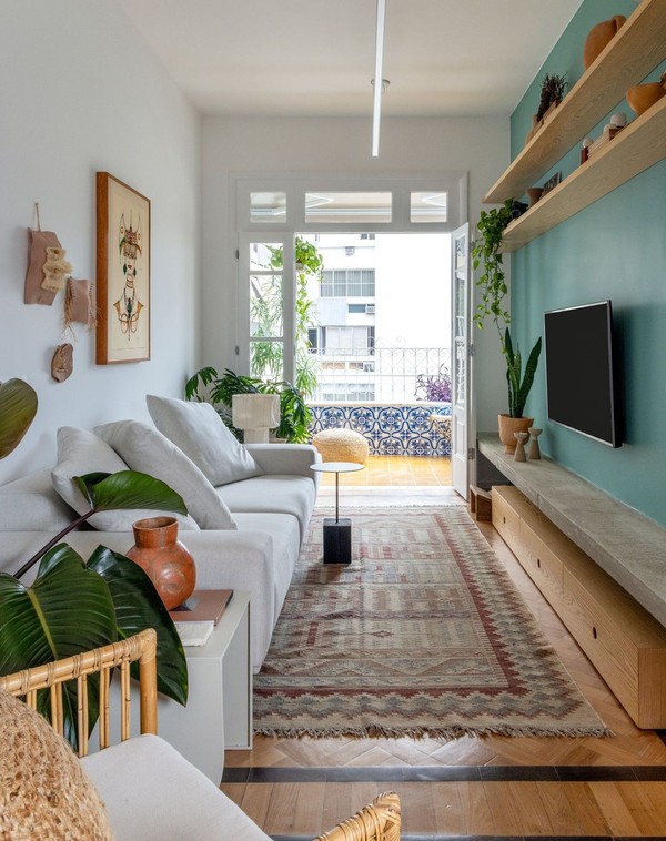 como não errar na decoração de sala pequena e clean