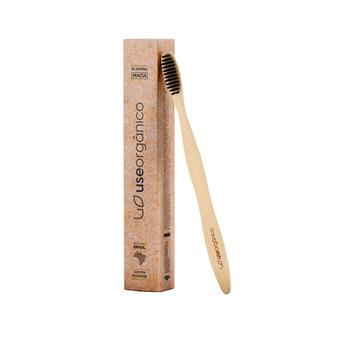 escova de dente de bambu sustentável