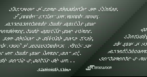 escrever para desabafar