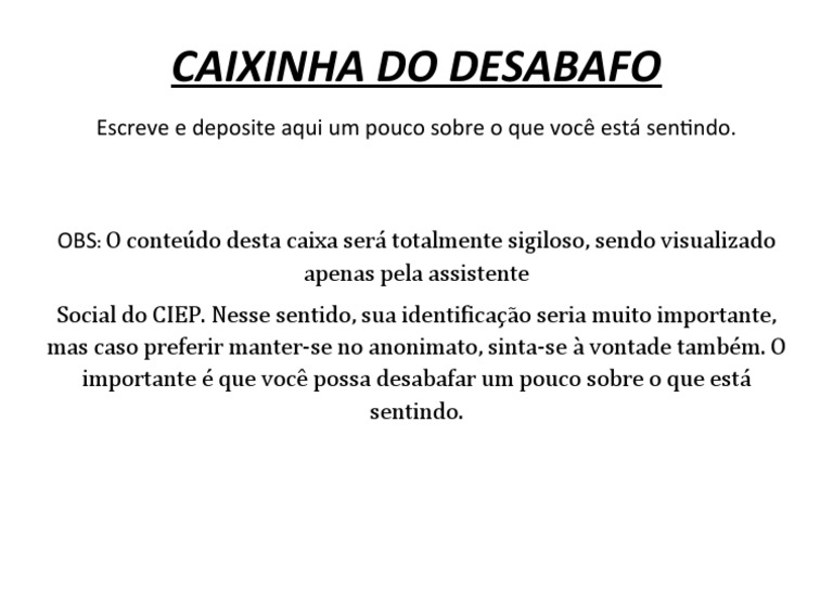 escrever para desabafar