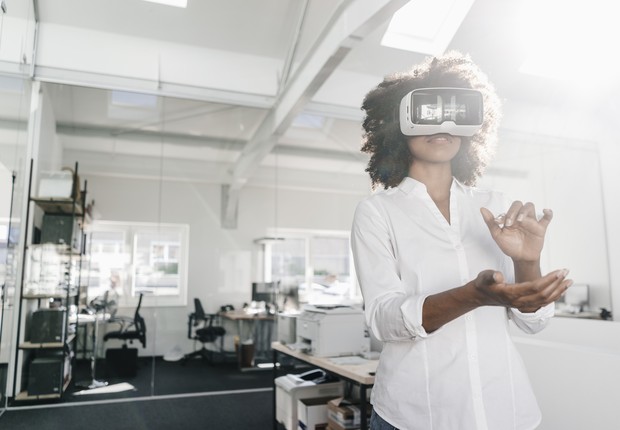 colaboração remota e presencial