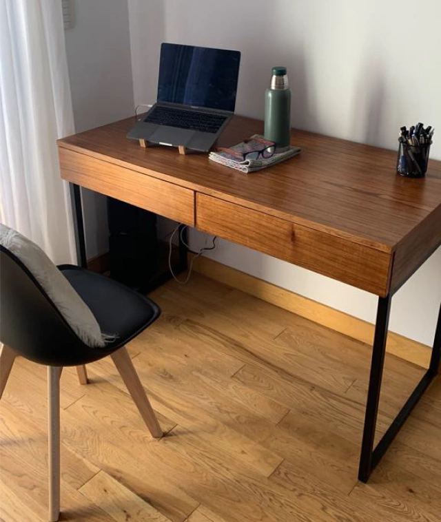 móveis de metal e madeira para escritório