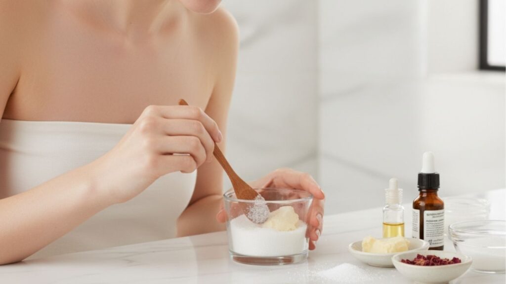 esfoliante labial caseiro