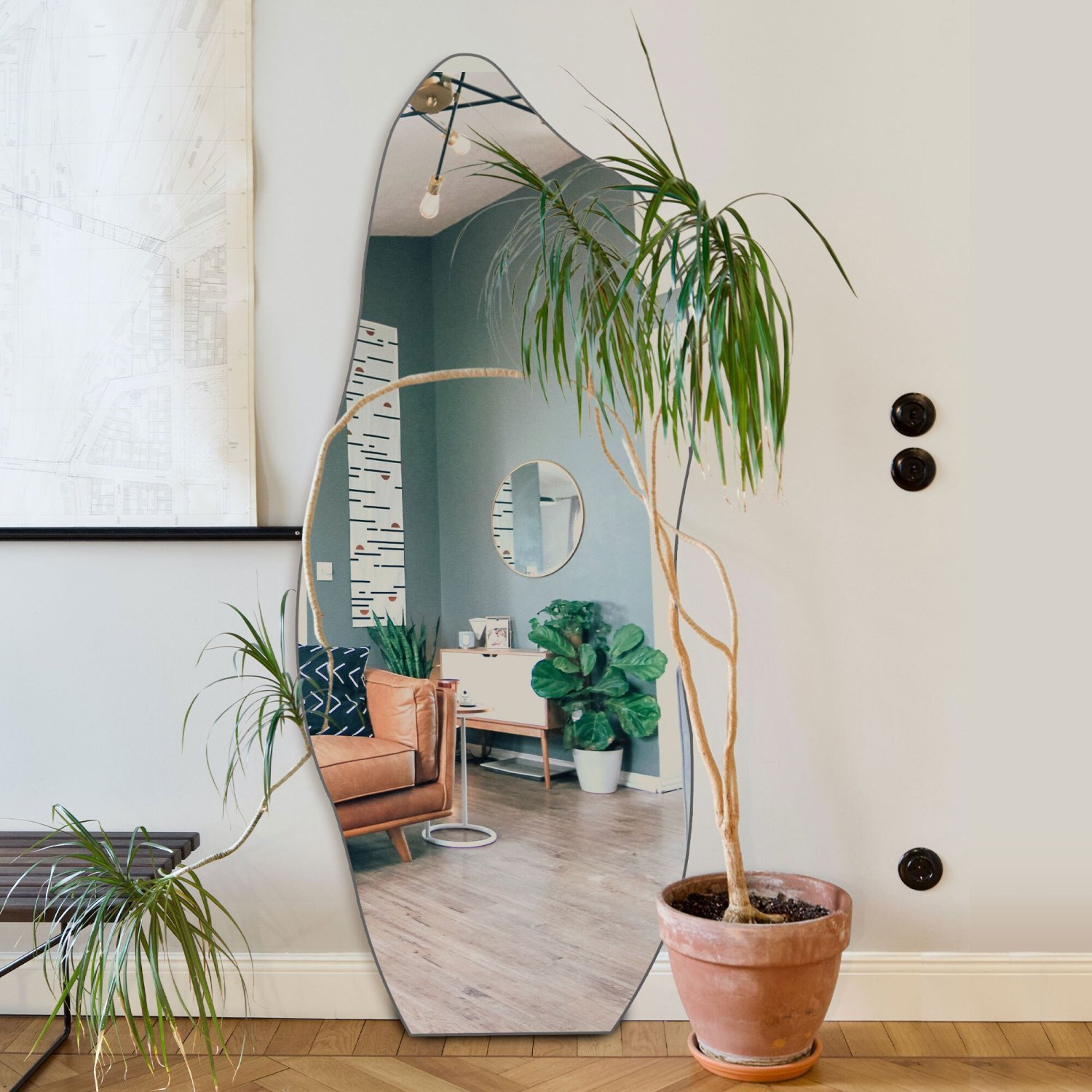 espelho de corpo inteiro