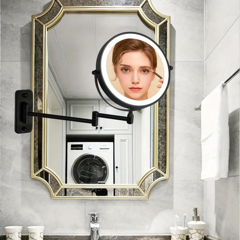 Espelho Maquiagem Com Luz Parede