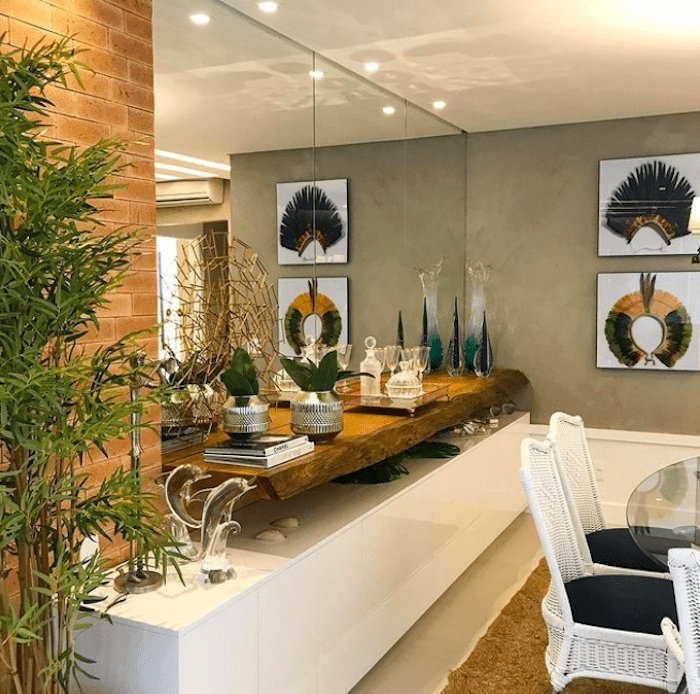 5 dicas de decoração com espelhos orgânicos