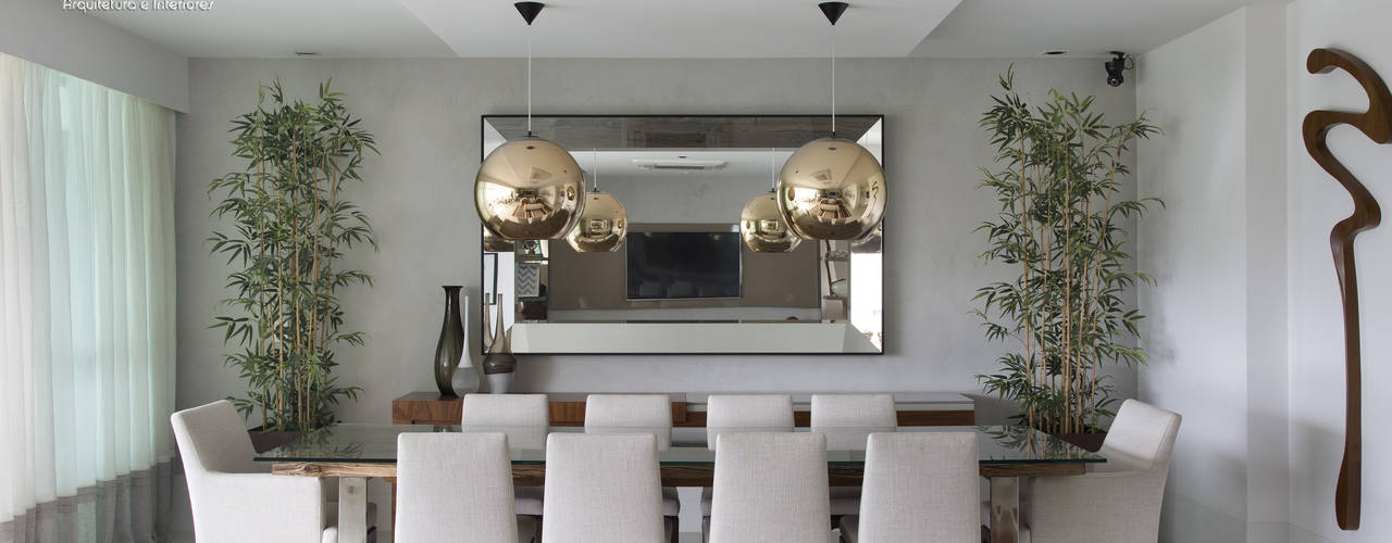 espelho na sala de estar