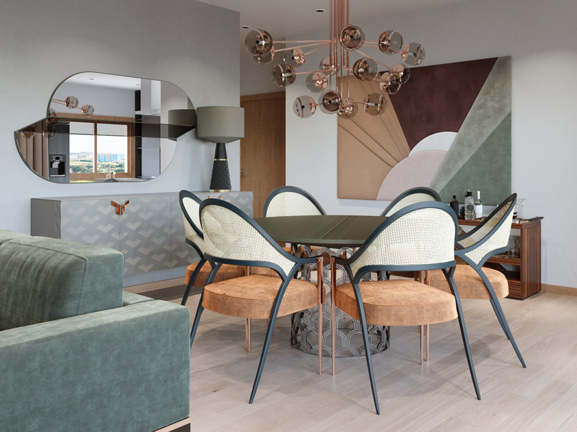 uso de espelhos na sala de jantar 2025