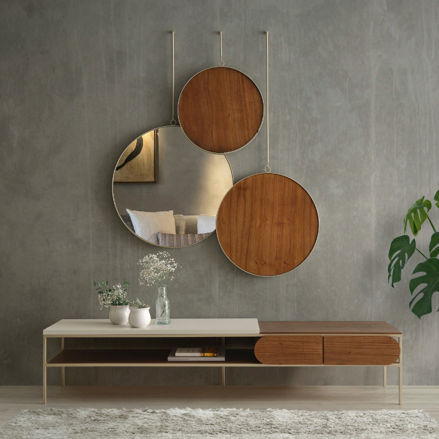 espelho na sala de jantar