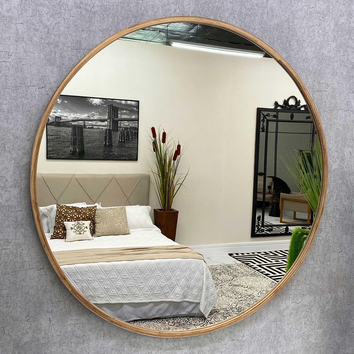 espelho redondo para quarto