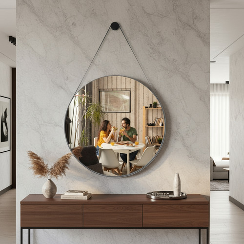 espelho redondo para quarto pequeno