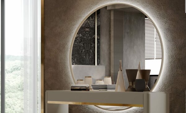 espelho redondo feng shui quarto