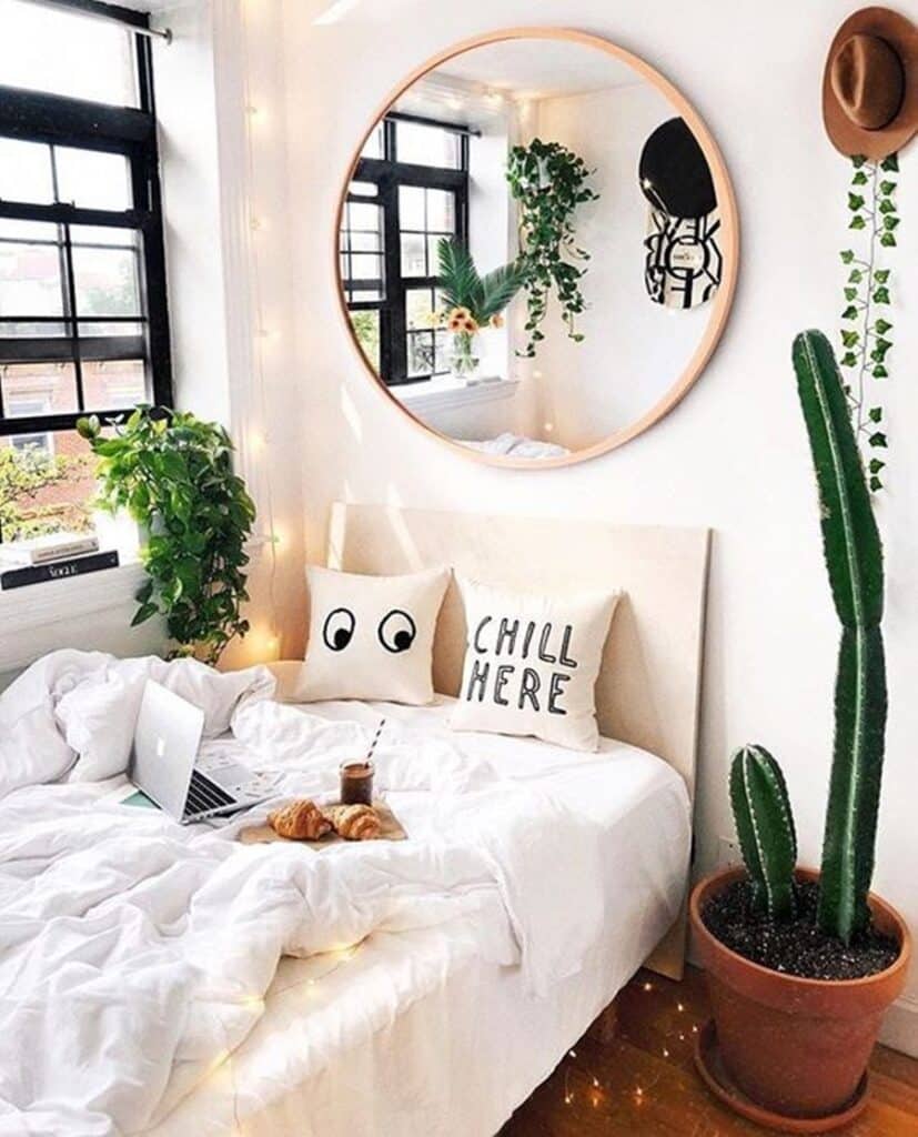 tamanhos de espelho redondo para sala