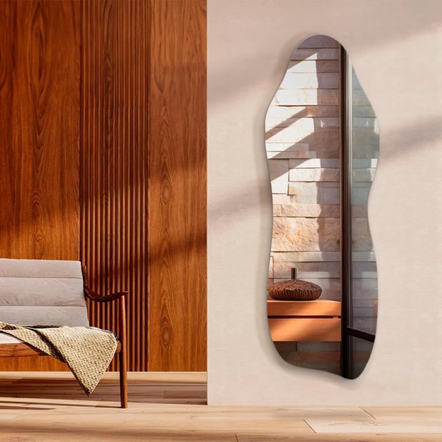 espelho orgânico para sala de estar