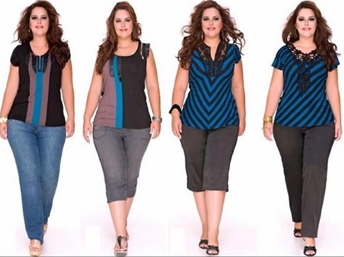 como usar cores para emagrecer visualmente