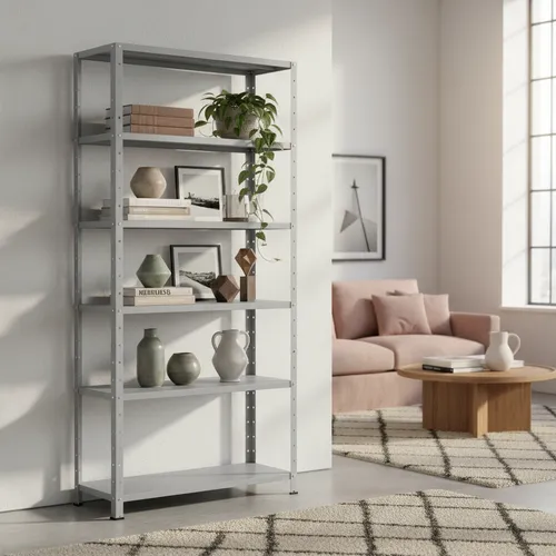 DIY: Personalizando Sua Estante de Aço com Madeira e Cores Vibrantes