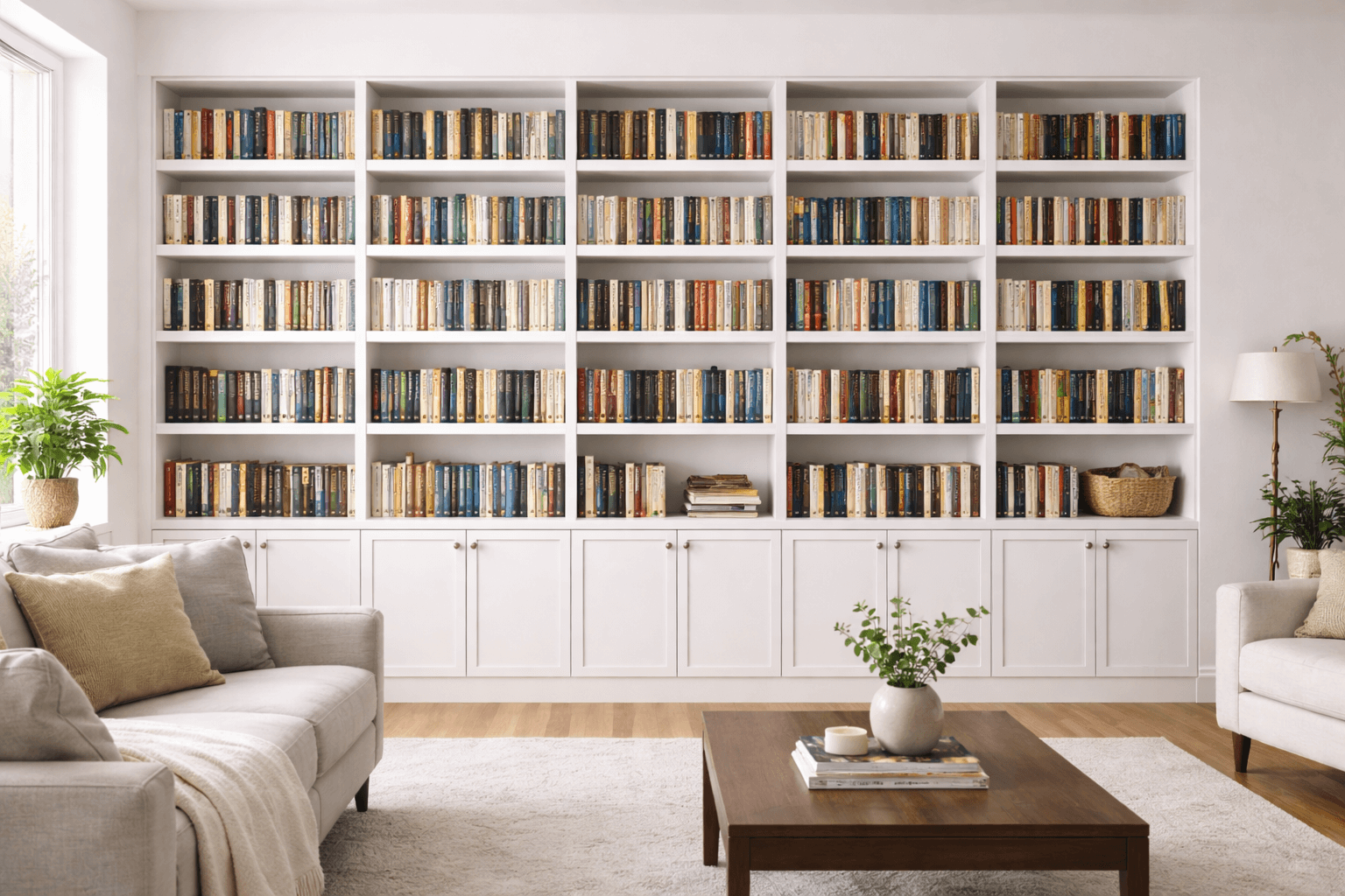 estante de livros