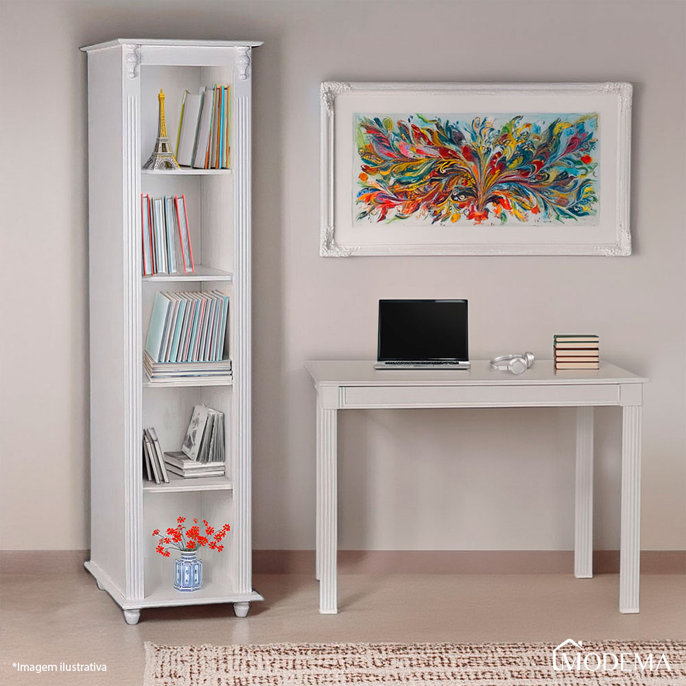 estante de livros