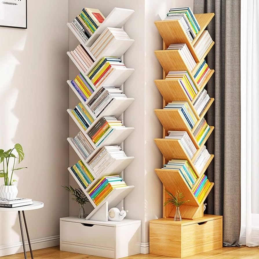 estante de livros