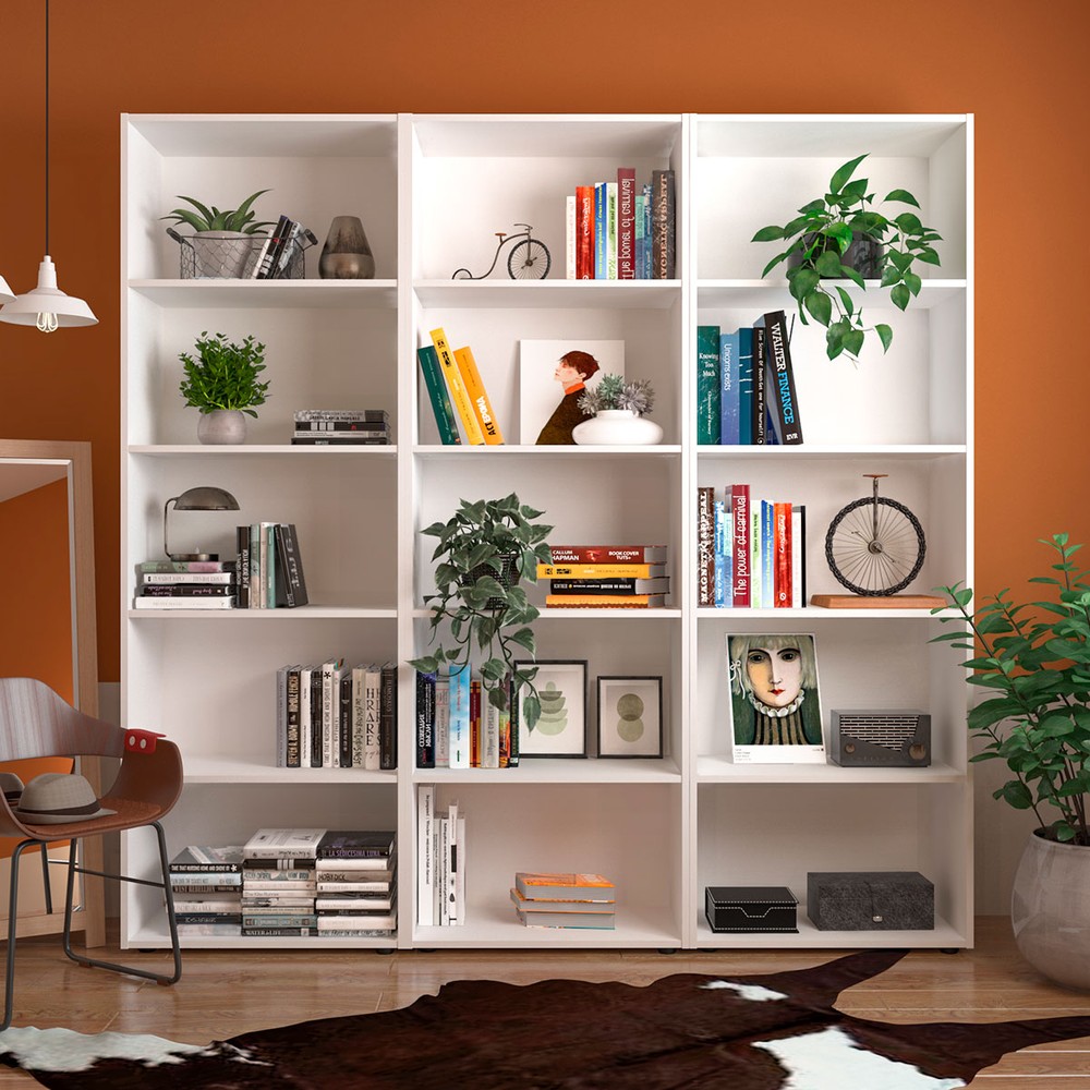 estante de livros