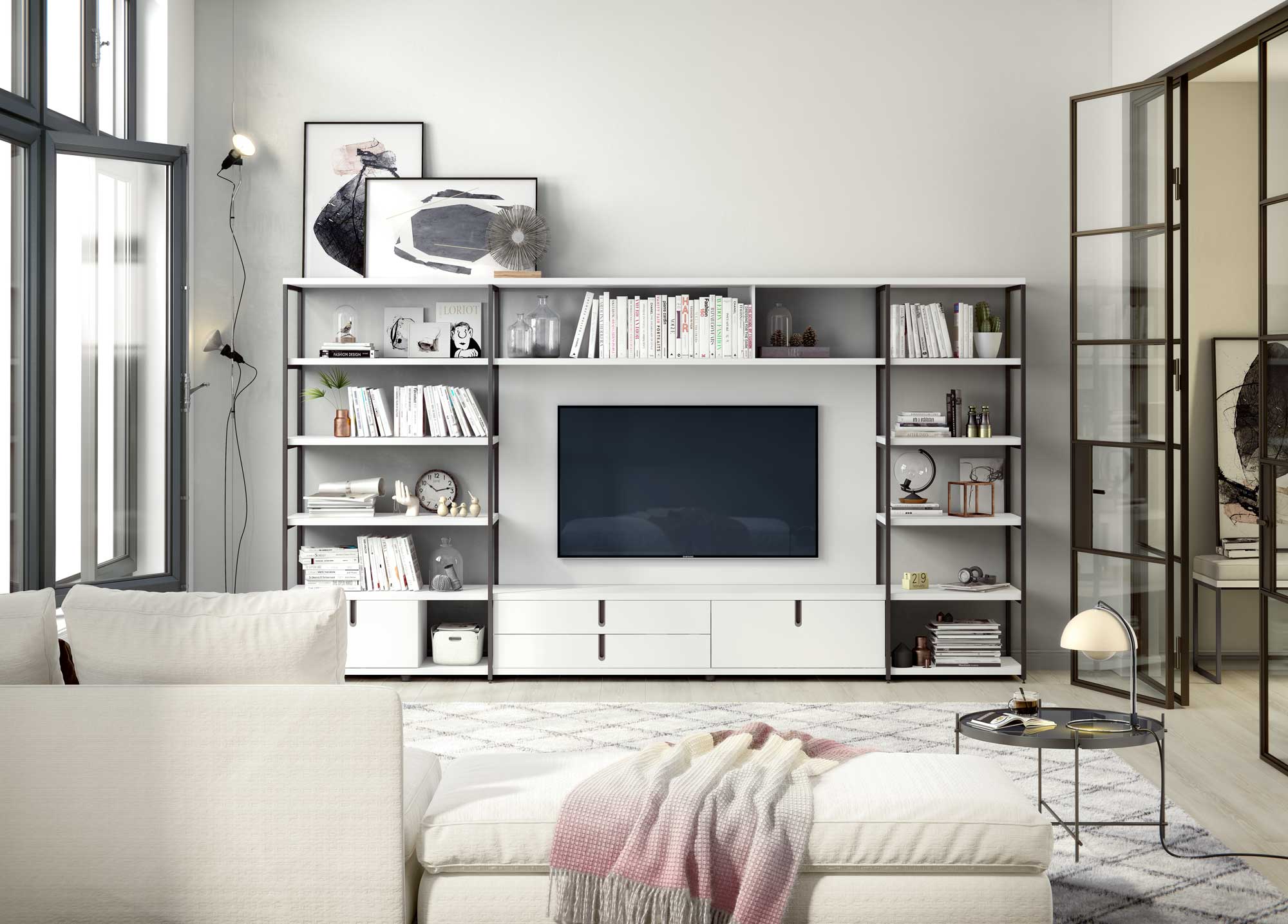 Tendências de cores para estantes em 2025/2026