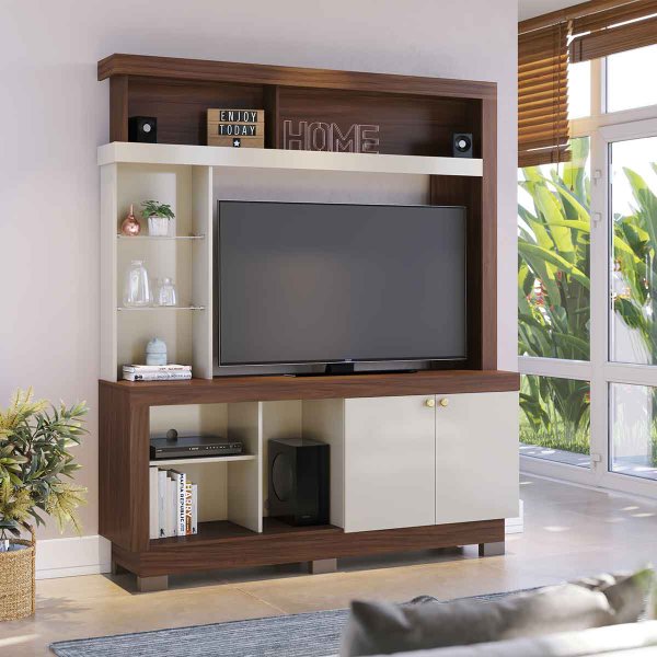 Materiais sustentáveis em móveis de sala