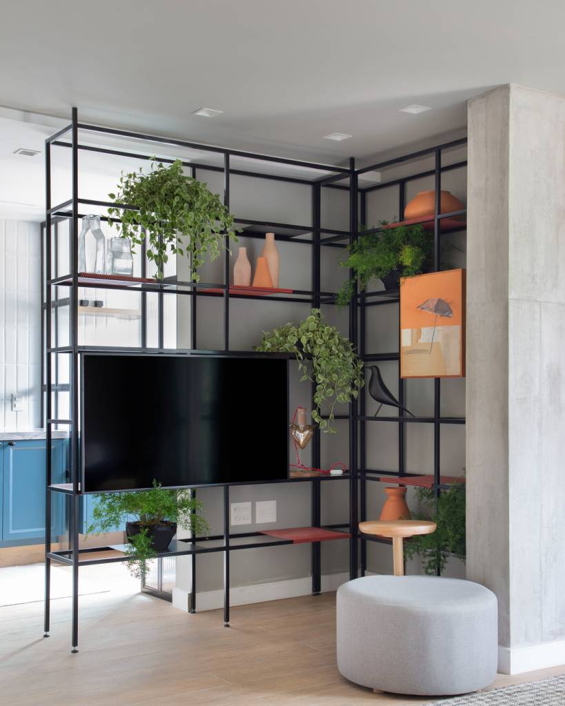 comprar estante vazada estilo industrial online