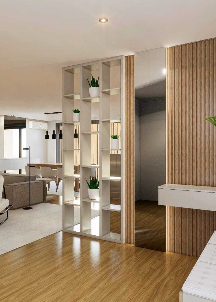 melhor estante vazada para apartamento pequeno