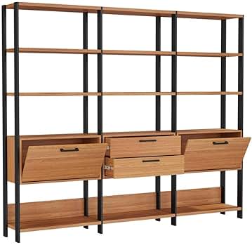 solução moderna para separar ambientes com estantes