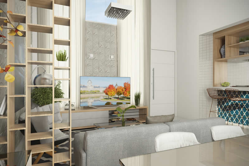 melhor estante vazada para apartamento pequeno