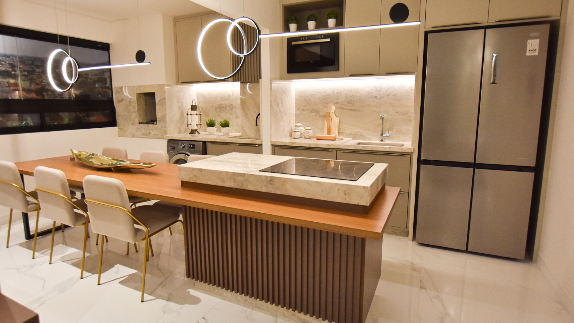 Cozinha industrial: elementos chave para um loft urbano