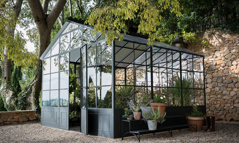 estufa de jardim pequena