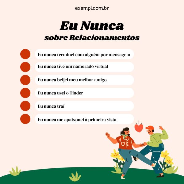 Eu Já, Eu Nunca: Perguntas para Conhecer Melhor Seus Amigos