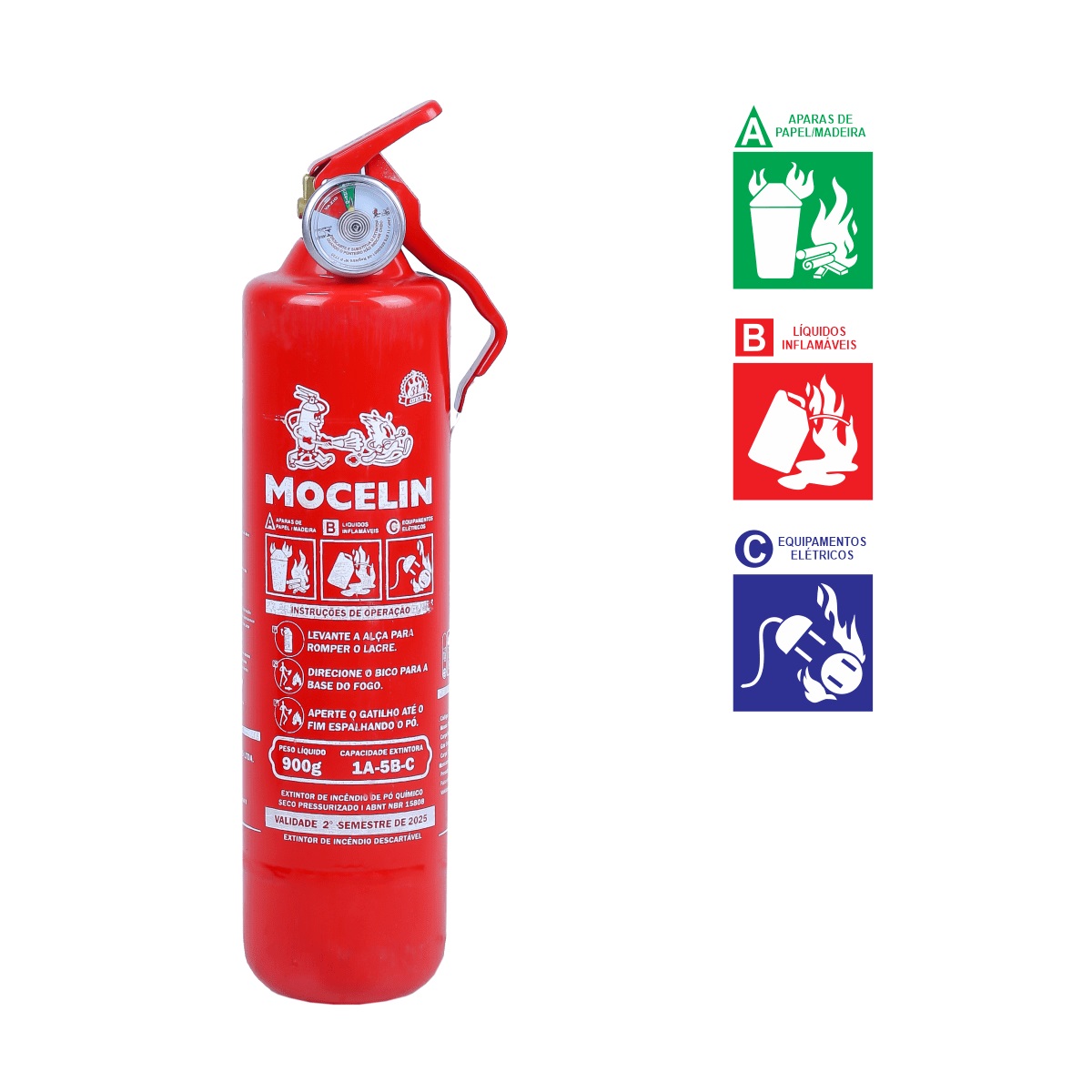 extintor de incendio para eletricidade