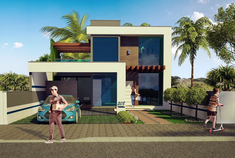 Como Escolher a Porta Ideal para um Sobrado com Pé Direito Duplo