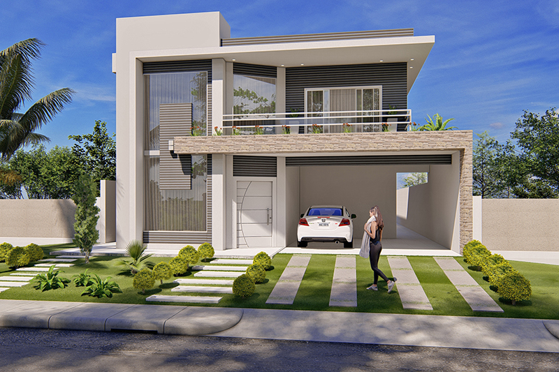 Como Escolher a Porta Ideal para um Sobrado com Pé Direito Duplo