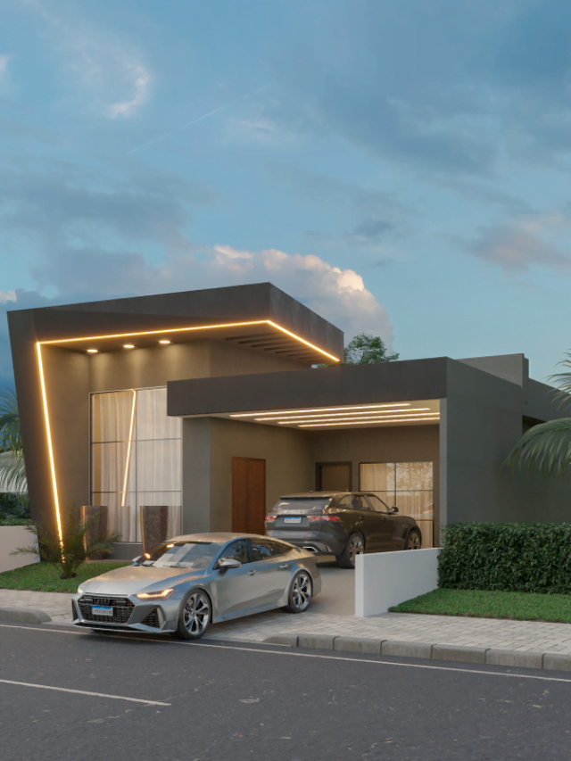 Iluminação Cênica: Valorizando Fachadas com Pé Direito Duplo