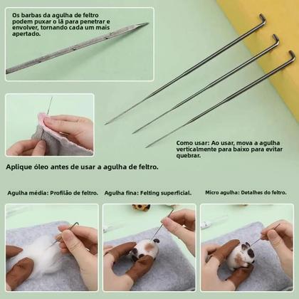 Projetos Simples de Feltragem com Agulha para Começar