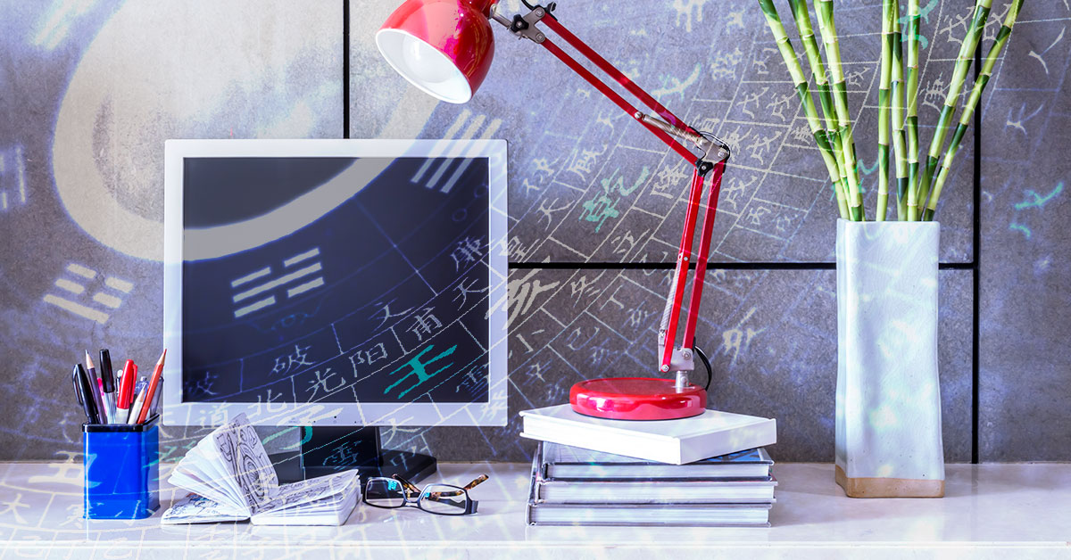feng shui para mesa de trabalho