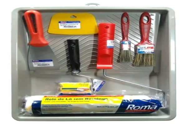 material básico para pintura residencial