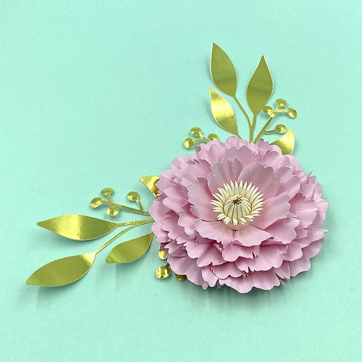 como fazer flores de papel para bolo