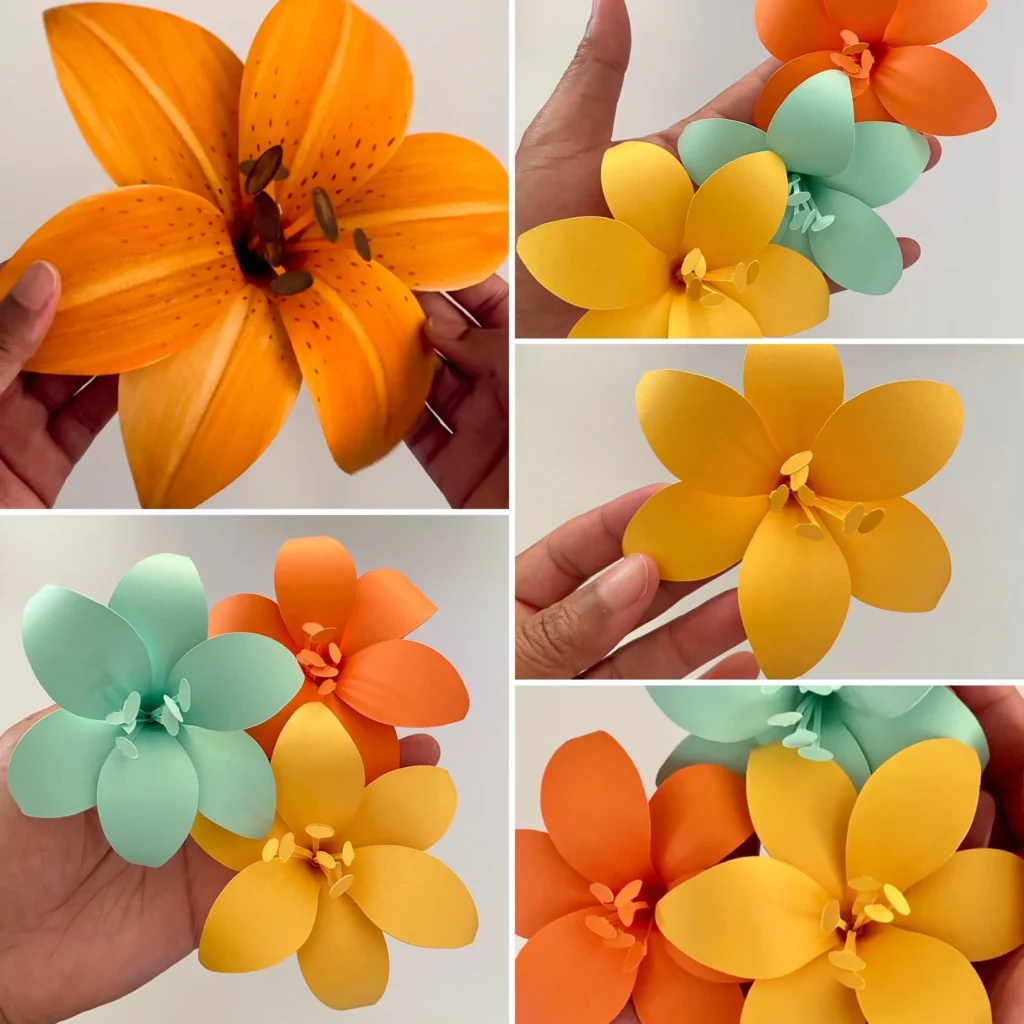 DIY flores de papel para bolos